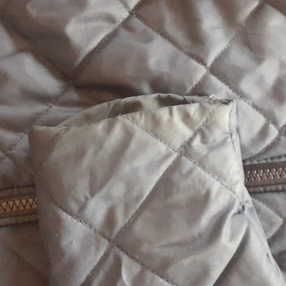 Columbia copper Crest fleece lined hooded long jacket navy size small - Picture 4 of 5